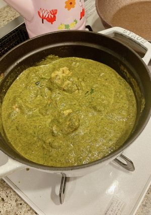 【ストウブで無水】ほうれん草カレー-レシピのメイン写真