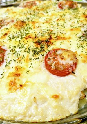 ノンバター豆腐クリーム♪ポテトグラタン-レシピのメイン写真