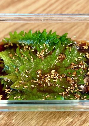大葉の醤油漬け-レシピのメイン写真