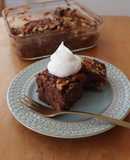 耐熱容器で作るチョコバナナケーキ