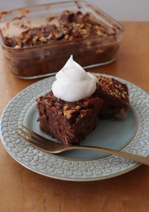 耐熱容器で作るチョコバナナケーキ-レシピのメイン写真