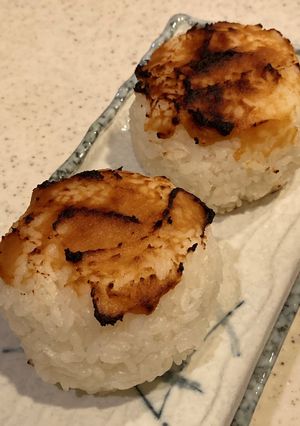 ぬって焼くだけ！減塩みそ焼きおにぎり-レシピのメイン写真