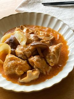 ケチャップで!*鶏肉のトマトクリーム煮-レシピのメイン写真