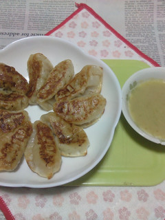 珉珉のセミ餃子+わさび酢味噌-レシピのメイン写真