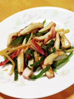 いかの青椒肉絲-レシピのメイン写真