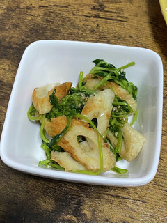 豆苗とちくわ*レンジで簡単副菜-レシピのメイン写真