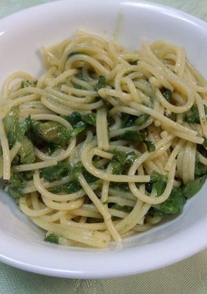 手抜きのパスタ レタスペペロンチーニ-レシピのメイン写真