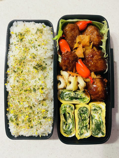 中学生弁当2024.4.24-レシピのメイン写真