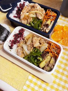 20240425娘ちゃん息子っちのお弁当-レシピのメイン写真