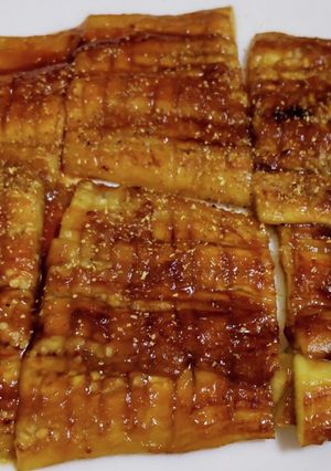 まるで鰻の蒲焼き重♪茄子の和風ステーキ-レシピのメイン写真