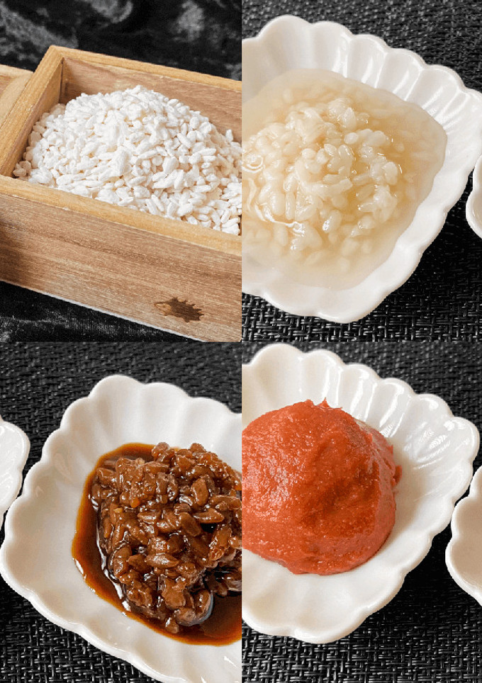 60℃「乾燥米麹と生米麹」仕上り比較実験-レシピのメイン写真