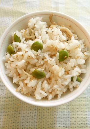 枝豆としらすのカミカミごはん-レシピのメイン写真