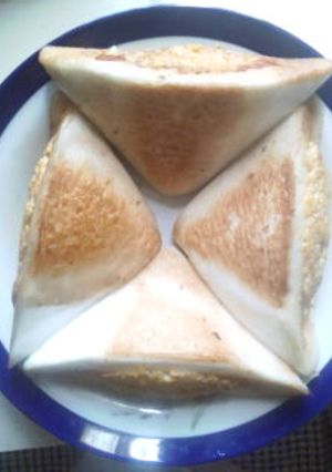 はんぺんの炒り卵たらこ和えチーズ詰め-レシピのメイン写真