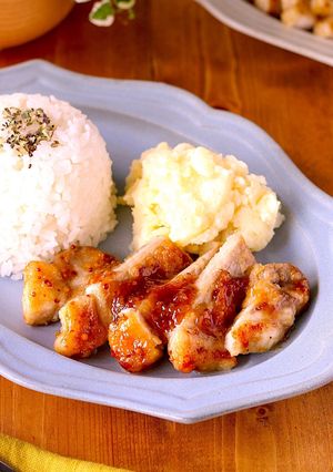 同時2品♪ハニーマスタードソテーとポテト-レシピのメイン写真
