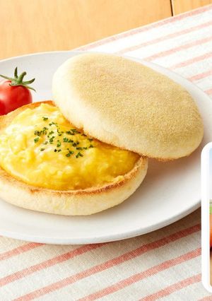 たまご不使用　とろっとマフィントースト-レシピのメイン写真