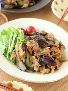 なすと豚バラのしょうが焼き-レシピのメイン写真