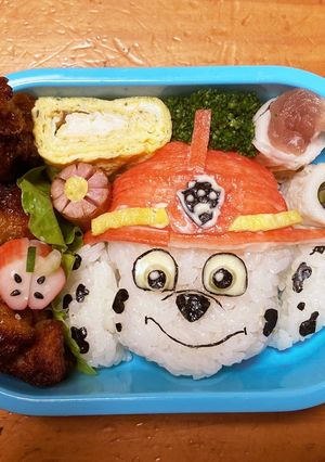 パウハトロールマーシャル　キャラ弁-レシピのメイン写真