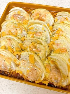 新玉ねぎのスライスチーズ焼き-レシピのメイン写真