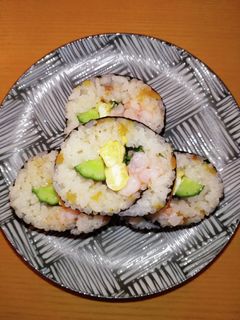 干し柿入り巻き寿司☆-レシピのメイン写真