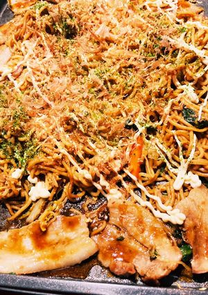 簡単♡一石二鳥de焼肉☆焼きそば-レシピのメイン写真