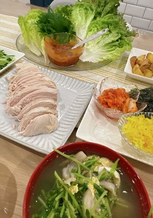 鶏胸肉のポッサム-レシピのメイン写真