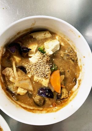 茄子椎茸中華風万能ソース味豆腐八宝菜風-レシピのメイン写真