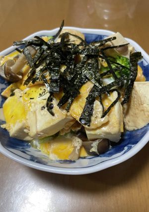 豆腐とブロッコリーの卵とじ-レシピのメイン写真