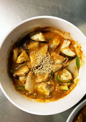 根菜茄子オイフルーティー味温野菜サラダ-レシピのメイン写真