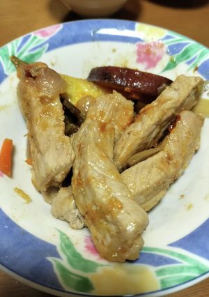 さつまいもと豚ロースの甘辛炒め-レシピのメイン写真