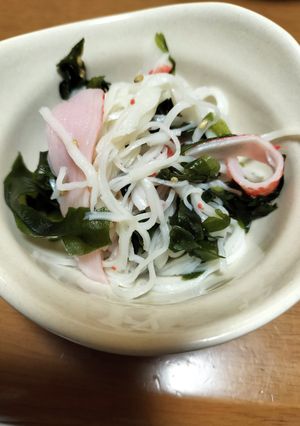 カニカマの酢の物-レシピのメイン写真