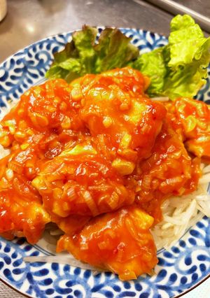鶏チリ。胸肉柔らか。-レシピのメイン写真