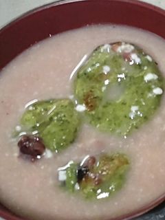 草餅の冷やしぜんざい-レシピのメイン写真