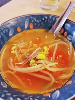 台湾母ちゃんの豆もやしトマトスープ-レシピのメイン写真