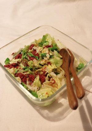 レンジで簡単　コンビーフ春キャベツ-レシピのメイン写真