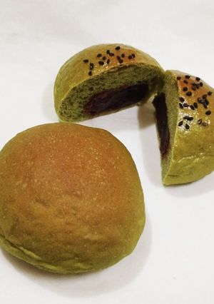 うちの味☆シンプルな抹茶パン♪角食でも♪-レシピのメイン写真