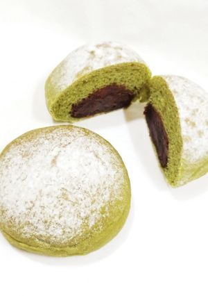 うちの味☆ふんわり可愛い♪抹茶ミルクパン-レシピのメイン写真
