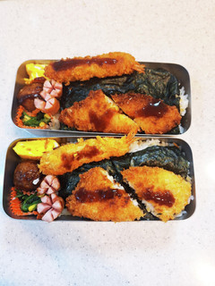 高校生弁当覚え書き290のり弁-レシピのメイン写真