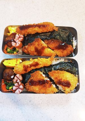 高校生弁当覚え書き290のり弁-レシピのメイン写真