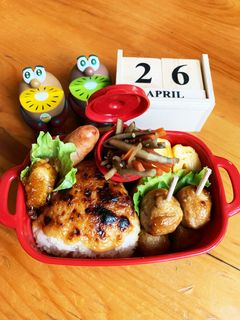 高二長女 お弁当(焼きおむすび3)-レシピのメイン写真