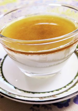 ヨーグルトゼリー＆ほうじ茶ソース-レシピのメイン写真