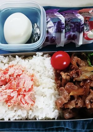 しょうが焼き弁当(4.26)-レシピのメイン写真