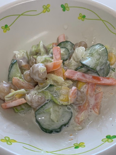 ひよこ豆のサラダ☆給食メニュー-レシピのメイン写真