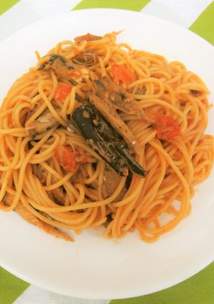 非常時にもお勧め！サンマ缶のパスタ-レシピのメイン写真