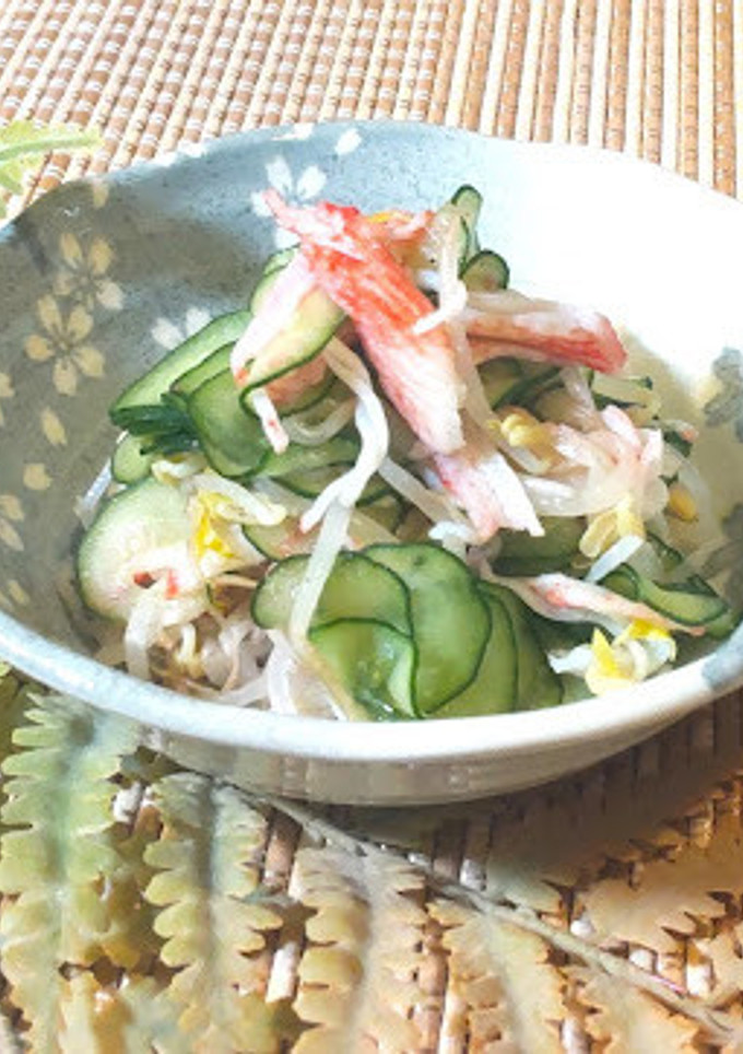 かにかまきゅうりもやしの和え物-レシピのメイン写真