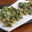 【 釜揚げしらすと山椒の葉のかき揚げ 〗