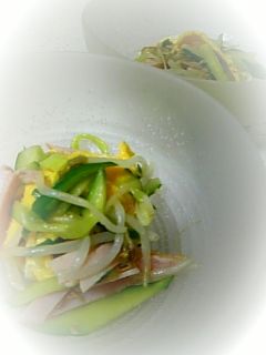 *ハムと野菜のさっぱり中華サラダ*-レシピのメイン写真