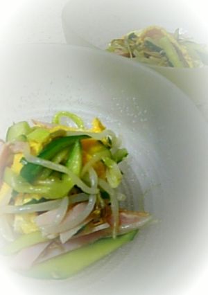＊ハムと野菜のさっぱり中華サラダ＊-レシピのメイン写真