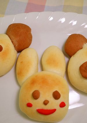 かわいい手作り動物パン♪-レシピのメイン写真