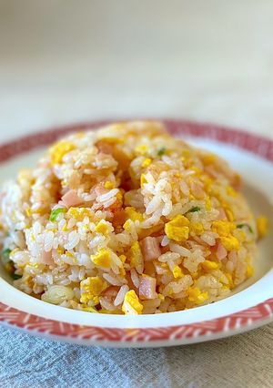 明太子ふりかけ(あかり)でピリ辛!炒飯-レシピのメイン写真