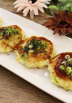 簡単!もっちり♡はんぺんでお好み焼き-レシピのメイン写真